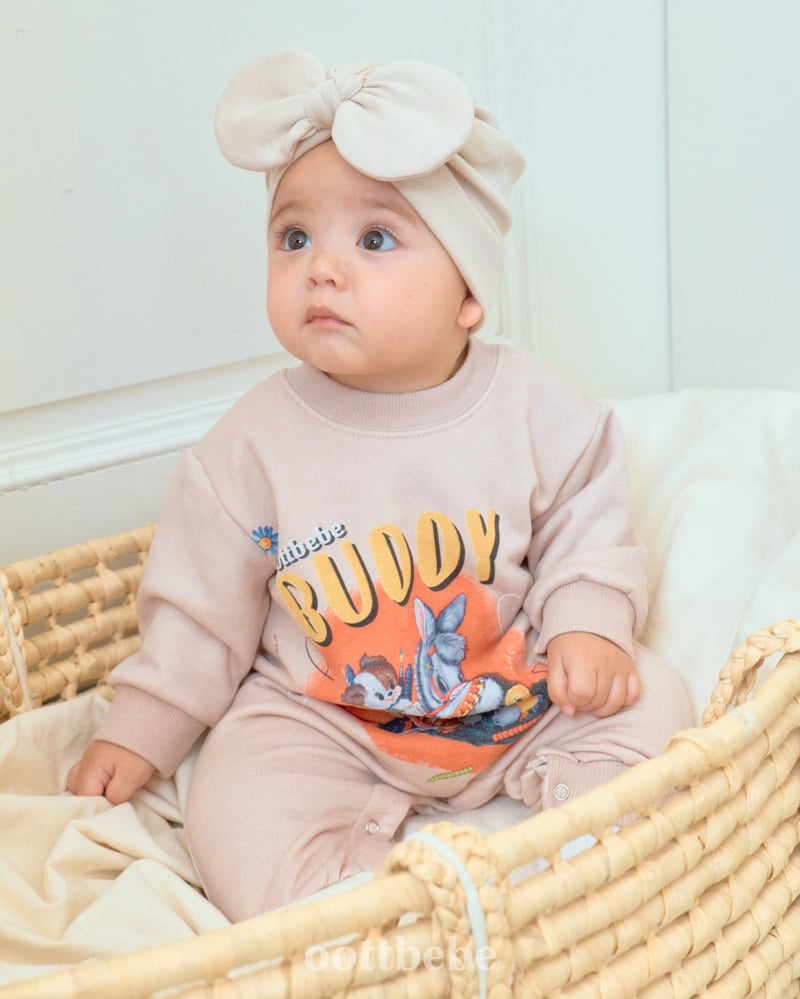 Oott Bebe - Korean Baby Fashion - #babyfashion - Buddy Full Bodysuit - 4