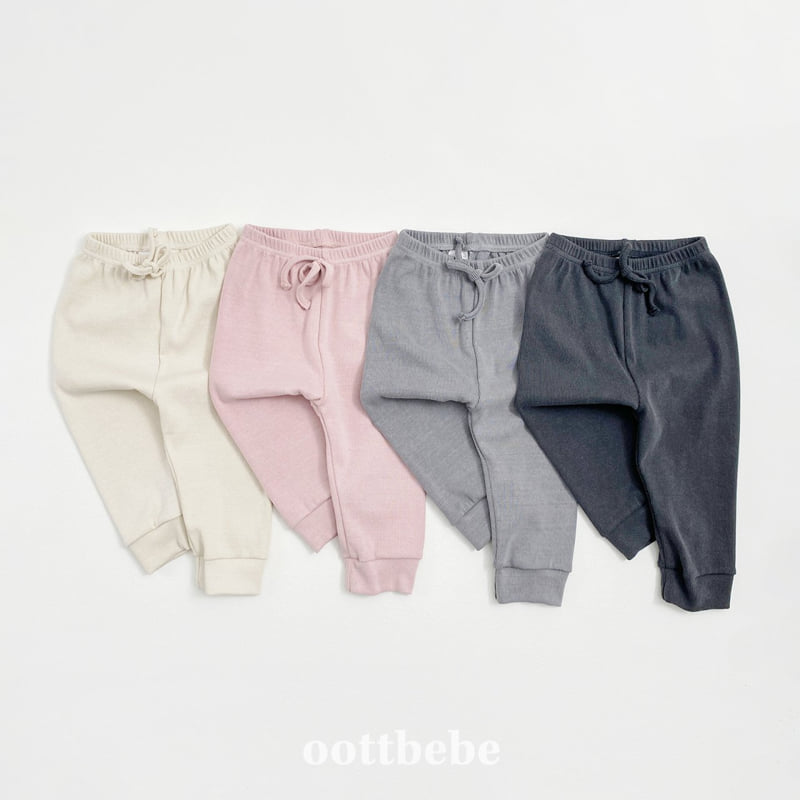 Oott Bebe - Korean Baby Fashion - #babyfever - Pixie Ribbed Leggings - 10