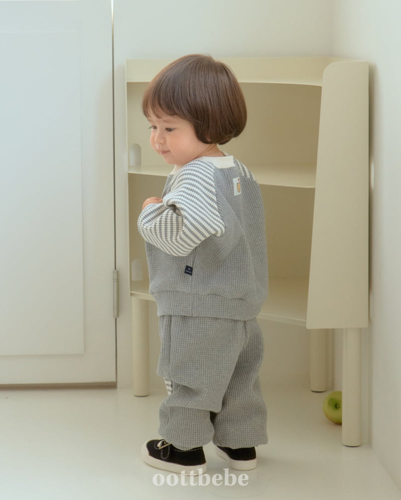 Oott Bebe - Korean Baby Fashion - #babyfever - Cinnamon Waffle Set - 9