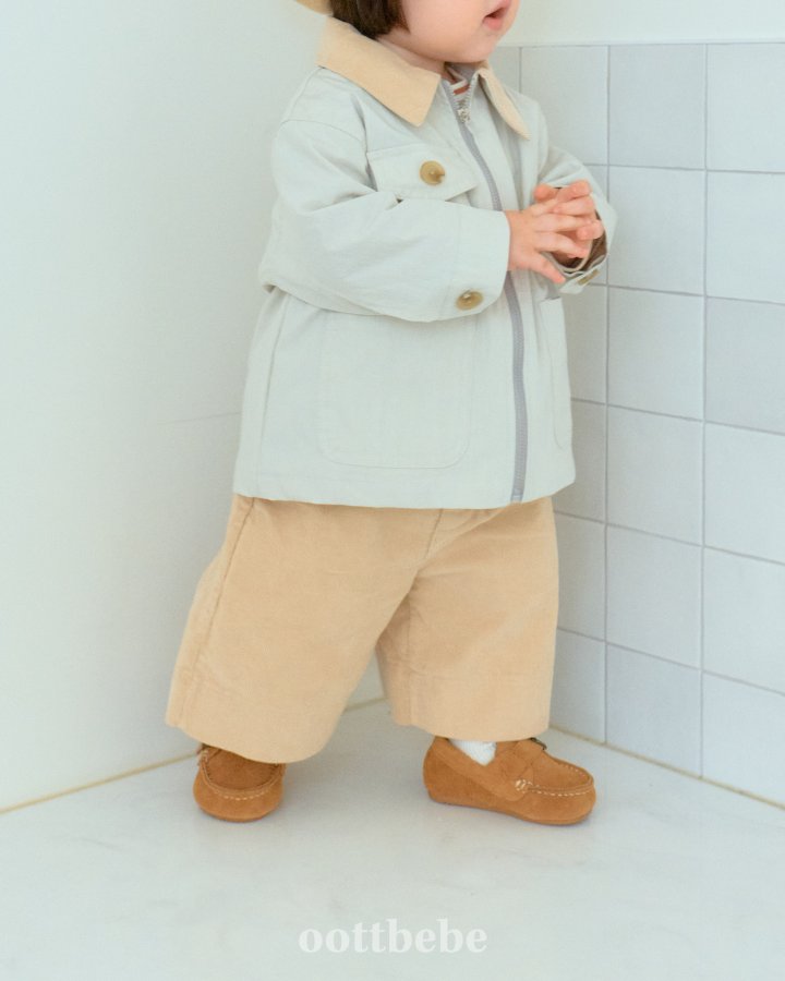 Oott Bebe - Korean Baby Fashion - #babygirlfashion - Dandy Corduroy Pants - 8
