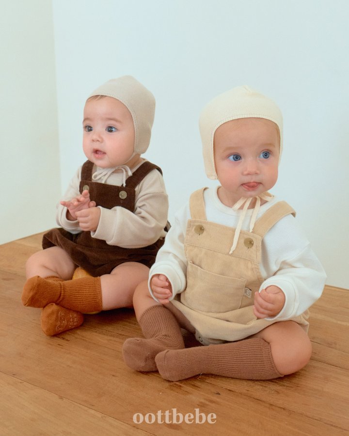 Oott Bebe - Korean Baby Fashion - #babygirlfashion - Dandy Overall Suit