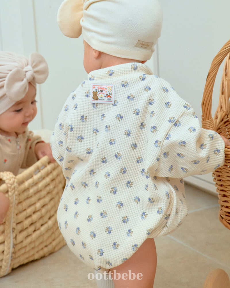 Oott Bebe - Korean Baby Fashion - #babygirlfashion - Sweet Waffle Anorak Suit - 8