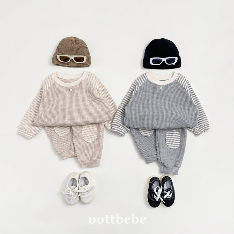 Oott Bebe - Korean Baby Fashion - #babygirlfashion - Cinnamon Waffle Set - 10