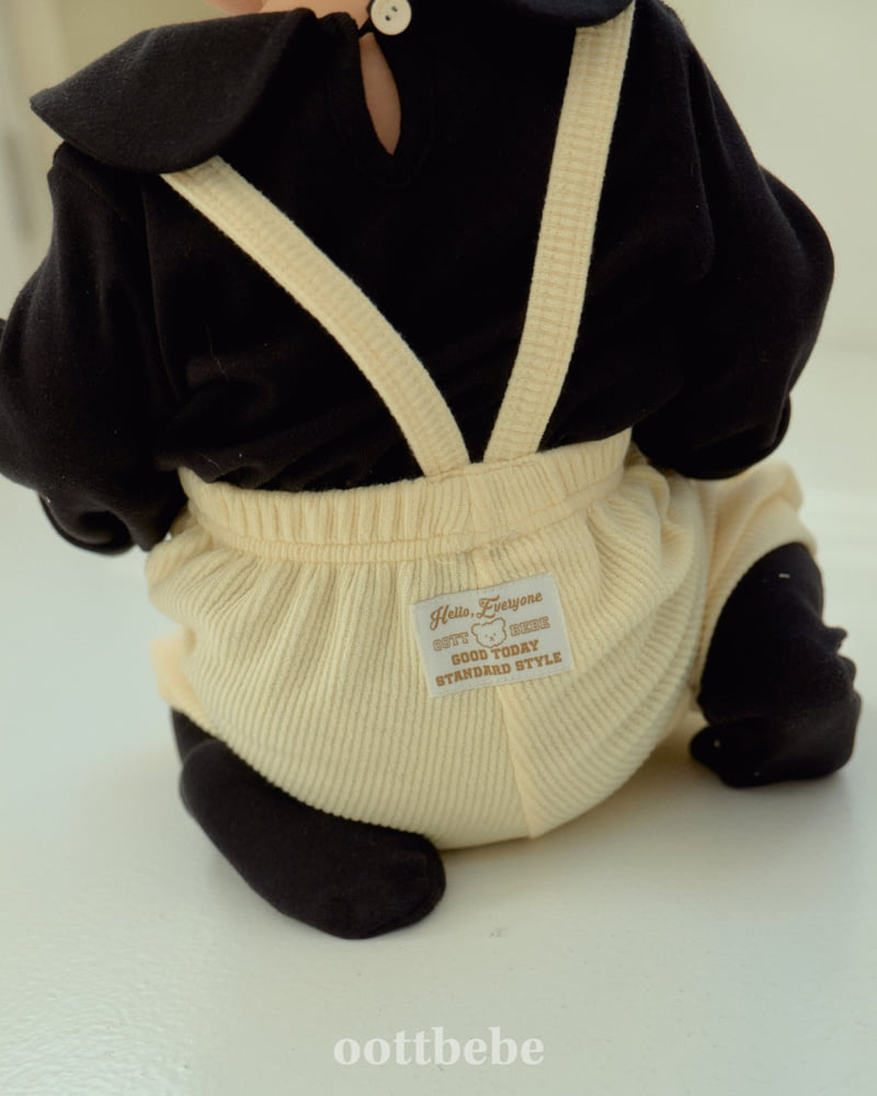 Oott Bebe - Korean Baby Fashion - #babygirlfashion - Pumpkin Suspender Bloomer (Bebe) - 5