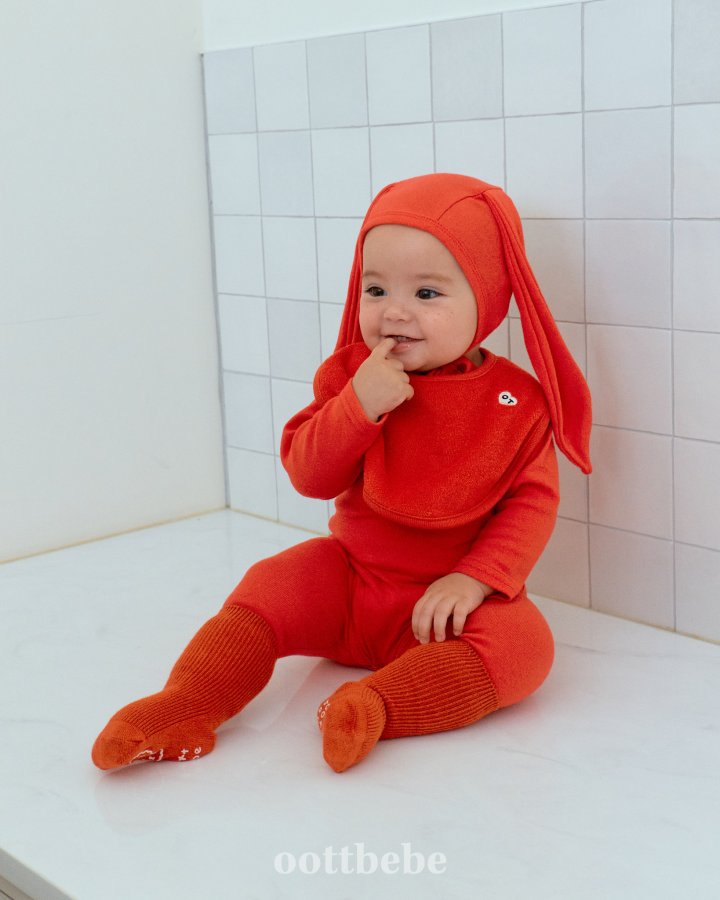 Oott Bebe - Korean Baby Fashion - #babylifestyle - Rainbow Bib - 7