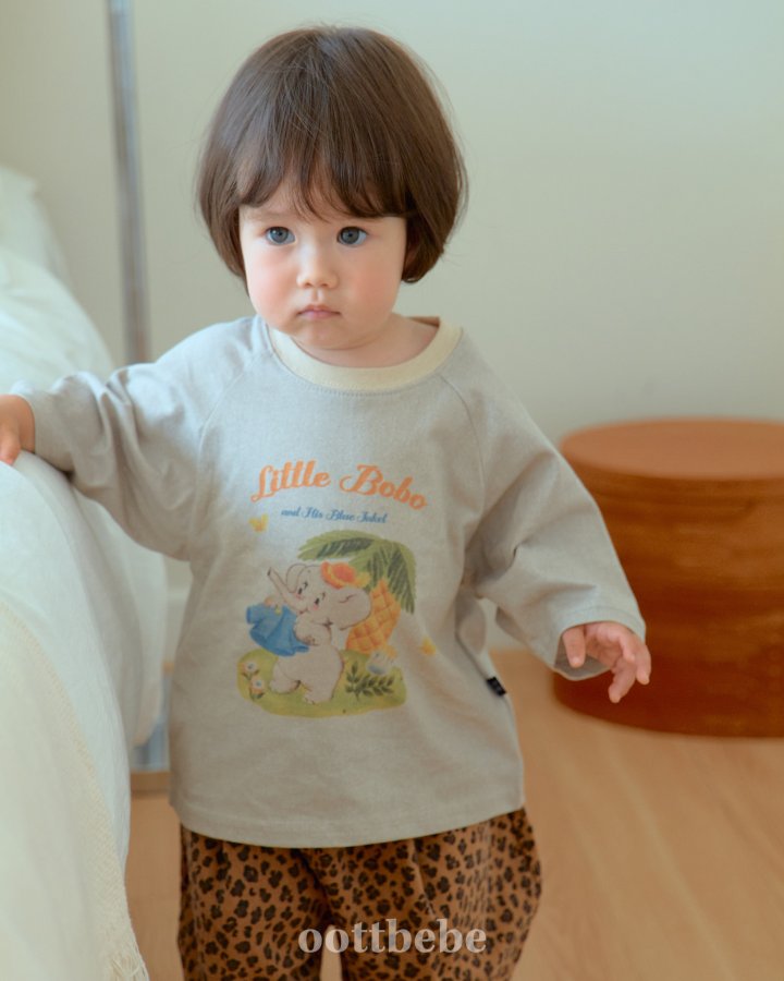 Oott Bebe - Korean Baby Fashion - #babylifestyle - Animal Raglan Tee - 9