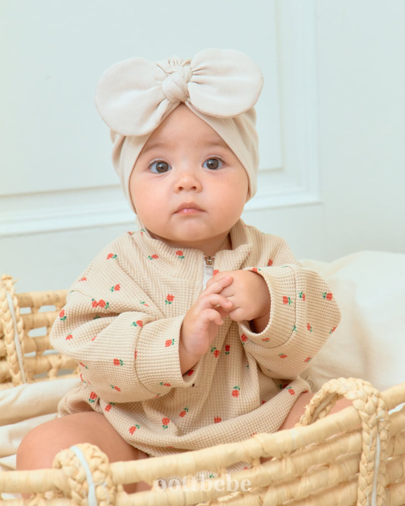 Oott Bebe - Korean Baby Fashion - #babylifestyle - Sweet Waffle Anorak Suit - 9