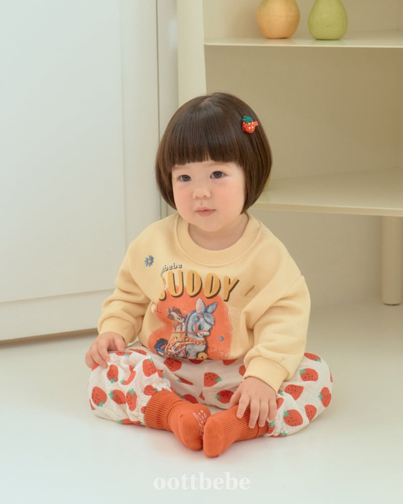 Oott Bebe - Korean Baby Fashion - #babylifestyle - Buddy Sweatshirt - 3
