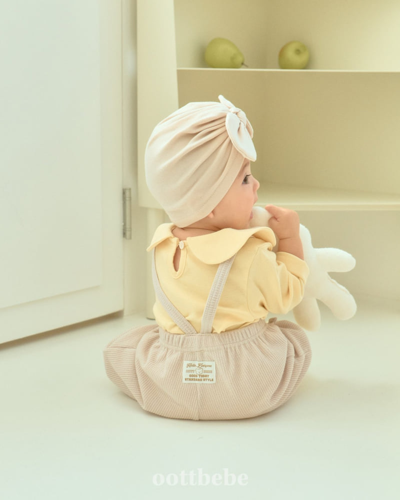 Oott Bebe - Korean Baby Fashion - #babylifestyle - Pumpkin Suspender Bloomer (Bebe) - 6