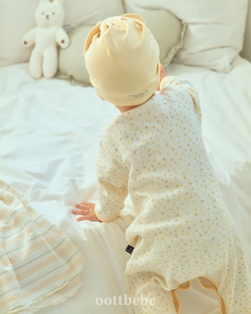 Oott Bebe - Korean Baby Fashion - #babylifestyle - Flowerberry Full Bodysuit - 2