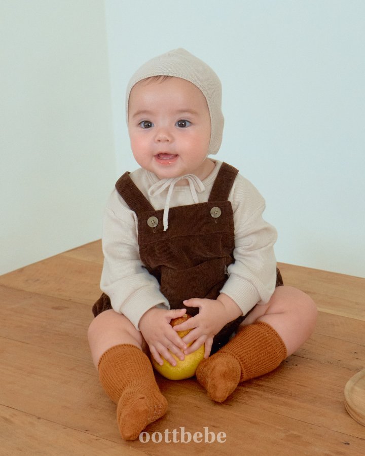 Oott Bebe - Korean Baby Fashion - #babyoninstagram - Dandy Overall Suit - 3