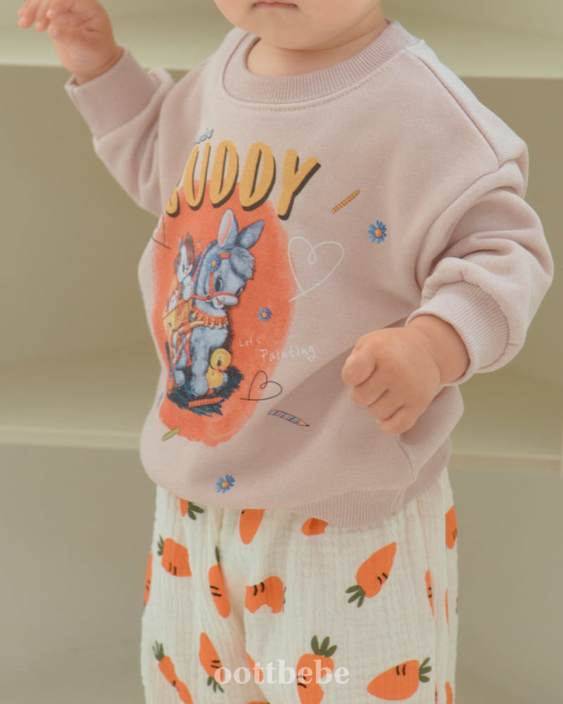 Oott Bebe - Korean Baby Fashion - #babylifestyle - Buddy Sweatshirt - 4