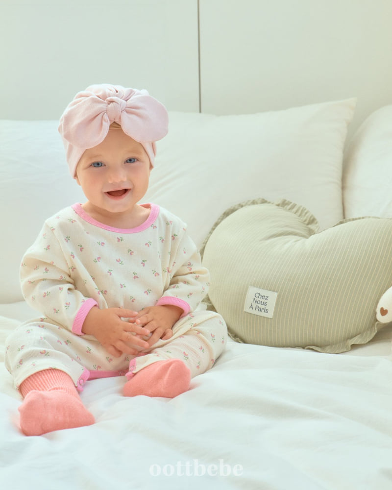 Oott Bebe - Korean Baby Fashion - #babyoninstagram - Flowerberry Full Bodysuit - 3