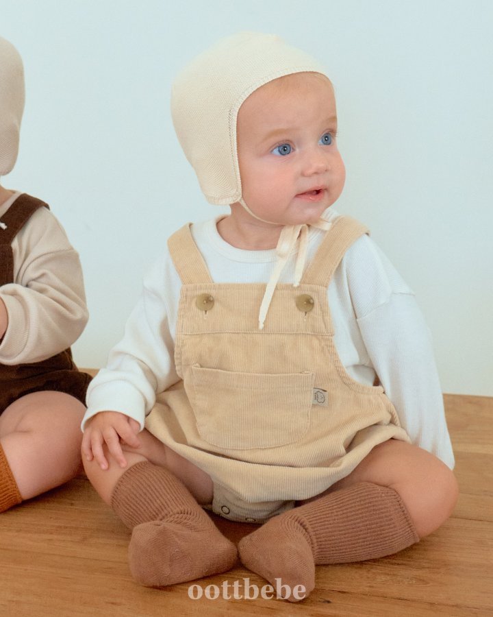 Oott Bebe - Korean Baby Fashion - #babyoninstagram - Dandy Overall Suit - 4