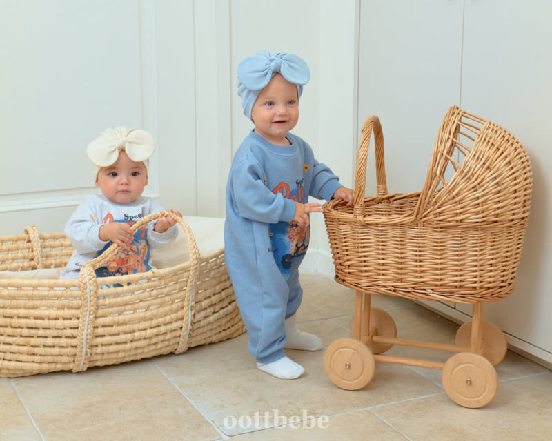 Oott Bebe - Korean Baby Fashion - #babyootd - Pony Full Bodysuit - 9