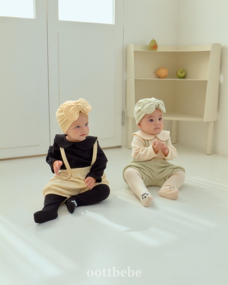 Oott Bebe - Korean Baby Fashion - #babyootd - Pumpkin Suspender Bloomer (Bebe) - 8