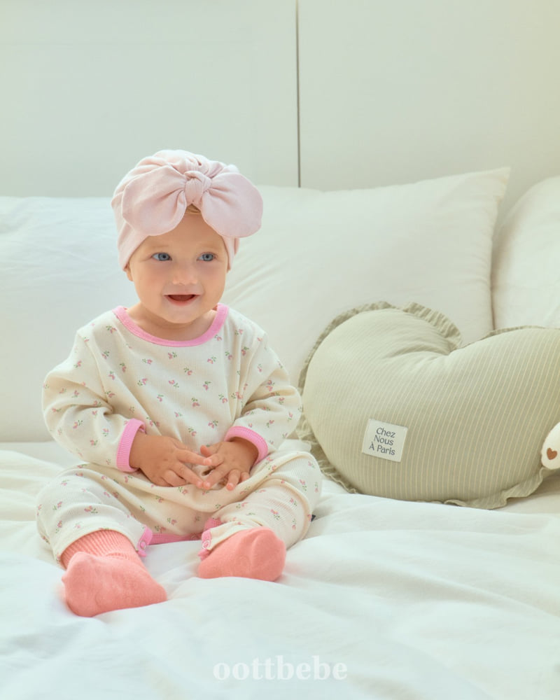 Oott Bebe - Korean Baby Fashion - #babyoninstagram - Flowerberry Full Bodysuit - 4
