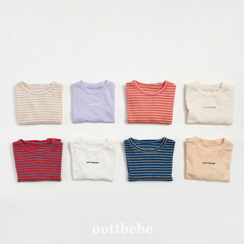 Oott Bebe - Korean Baby Fashion - #babyoutfit - Macaron Tee Set (Kids)
