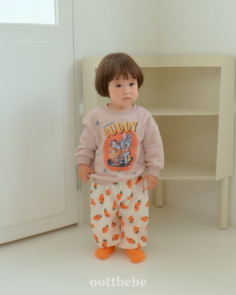 Oott Bebe - Korean Baby Fashion - #babyoutfit - Buddy Sweatshirt - 7
