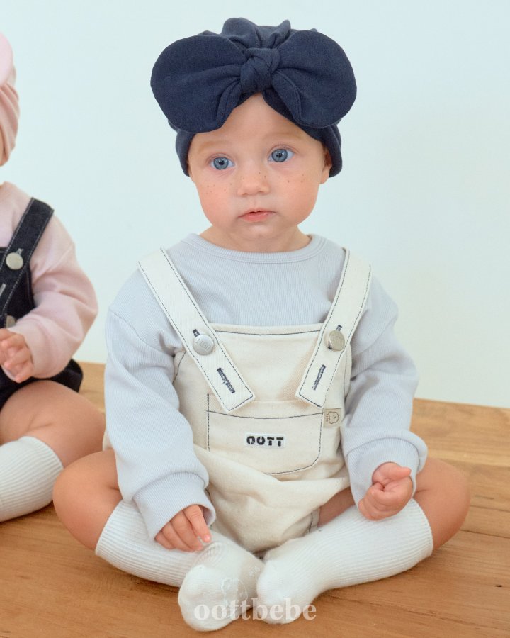 Oott Bebe - Korean Baby Fashion - #babywear - Moby Denim Overall Suit - 5