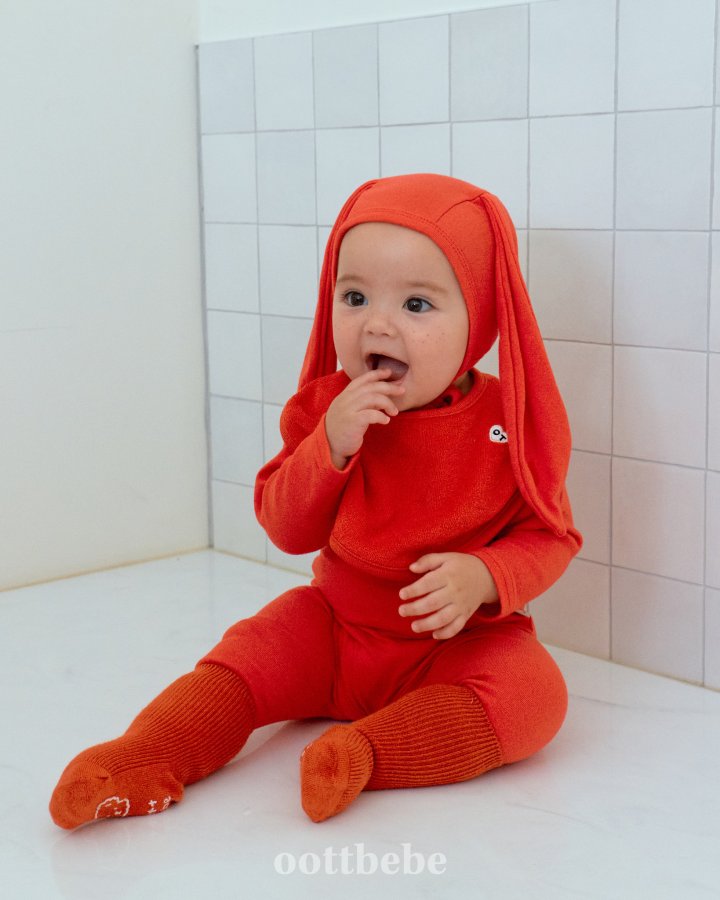 Oott Bebe - Korean Baby Fashion - #babywear - Rainbow Bunny Bonnet - 8