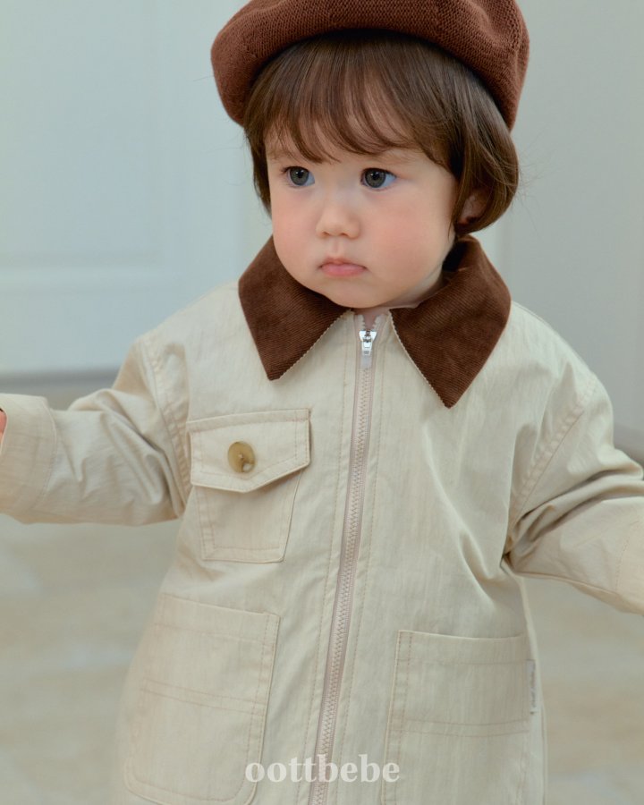 Oott Bebe - Korean Baby Fashion - #babywear - Dandy Corduroy Jacket - 5