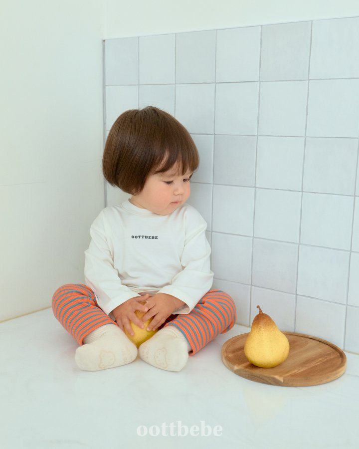 Oott Bebe - Korean Baby Fashion - #babywear - Macaron Tee Set (Kids) - 3