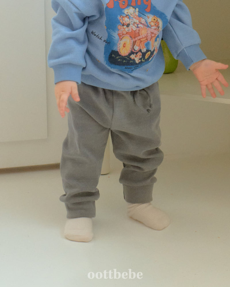 Oott Bebe - Korean Baby Fashion - #babywear - Pixie Ribbed Leggings - 2