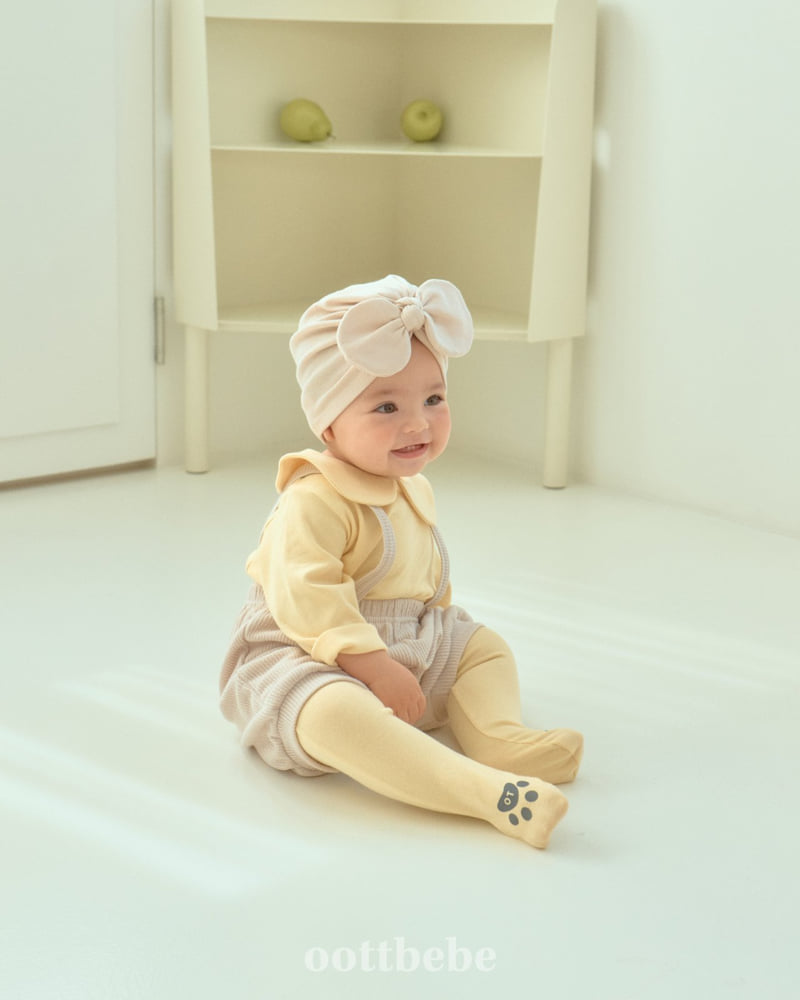 Oott Bebe - Korean Baby Fashion - #babywear - Petit Ribbed Leggings (Bebe) - 10
