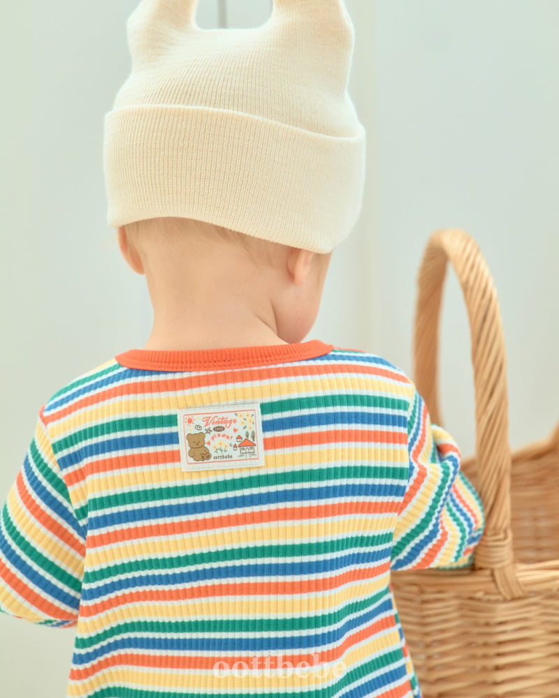 Oott Bebe - Korean Baby Fashion - #babywear - Palette Full Bodysuit - 9