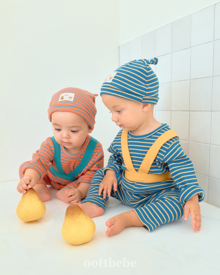 Oott Bebe - Korean Baby Fashion - #onlinebabyboutique - Macaron Bear Beanie - 5