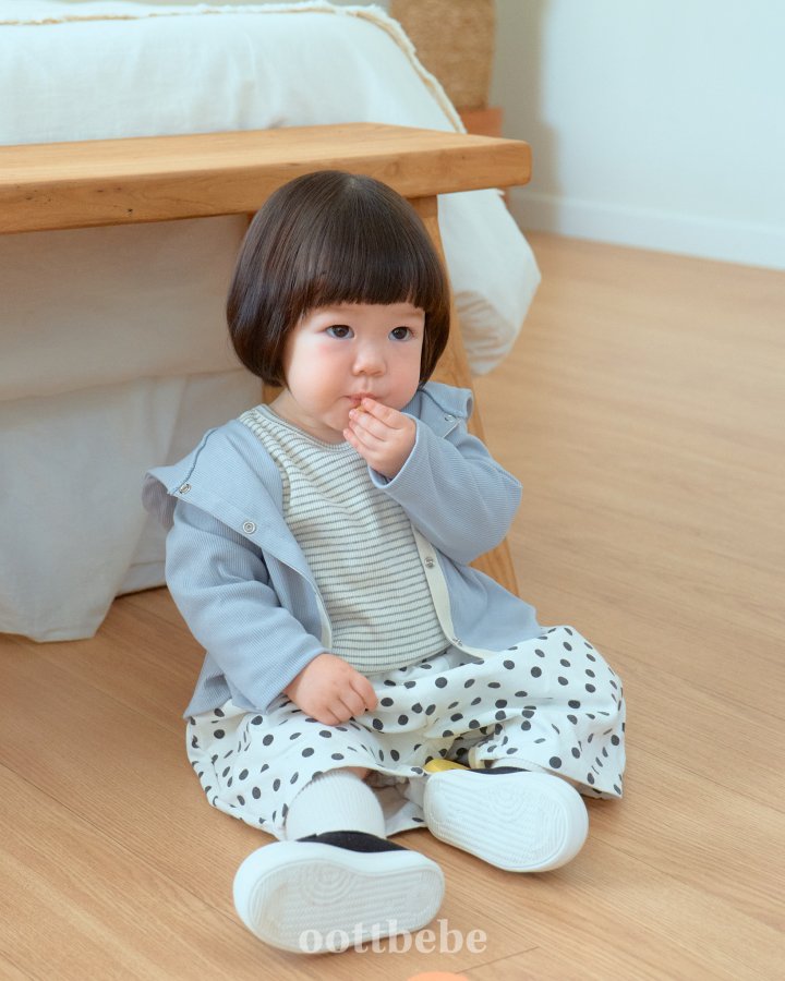 Oott Bebe - Korean Baby Fashion - #onlinebabyboutique - Vintage Pumpkin Shorts - 3