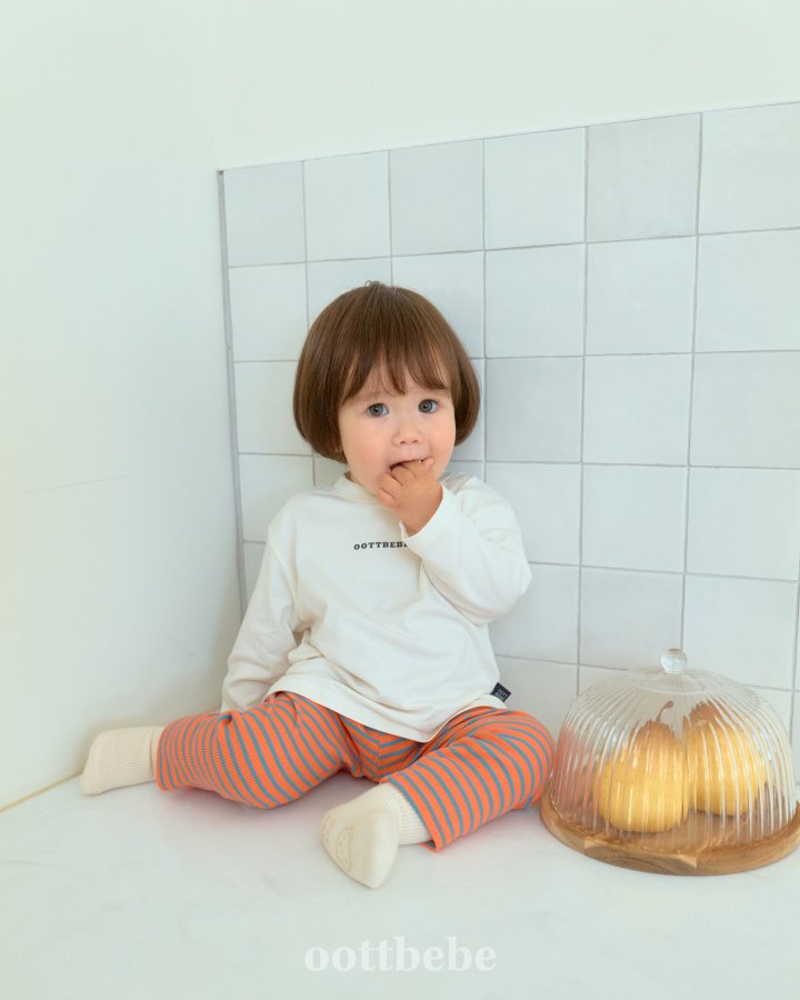 Oott Bebe - Korean Baby Fashion - #babywear - Macaron Tee Set (Kids) - 4