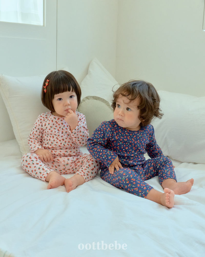 Oott Bebe - Korean Baby Fashion - #onlinebabyboutique - Strawberry Easywear