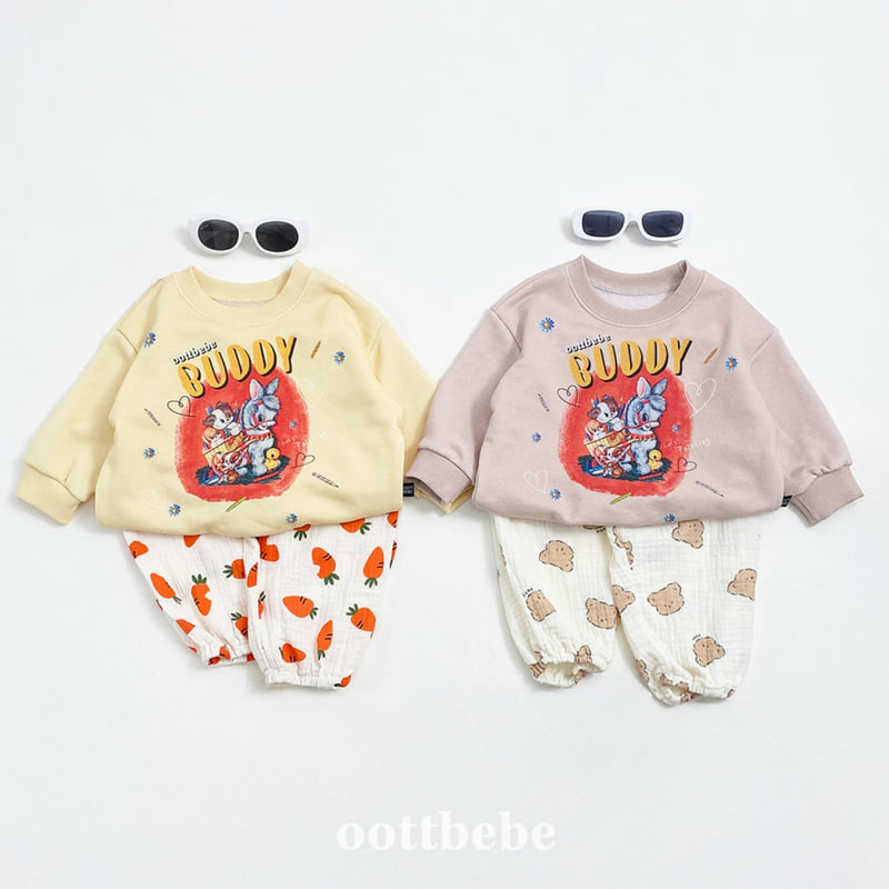 Oott Bebe - Korean Baby Fashion - #onlinebabyboutique - Buddy Sweatshirt - 9