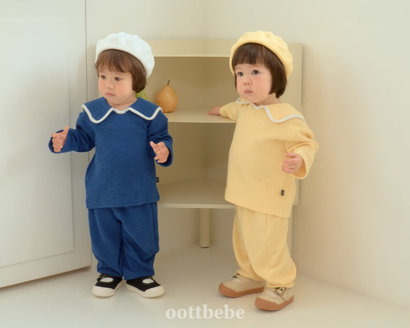Oott Bebe - Korean Baby Fashion - #onlinebabyboutique - Vine Sailor Set