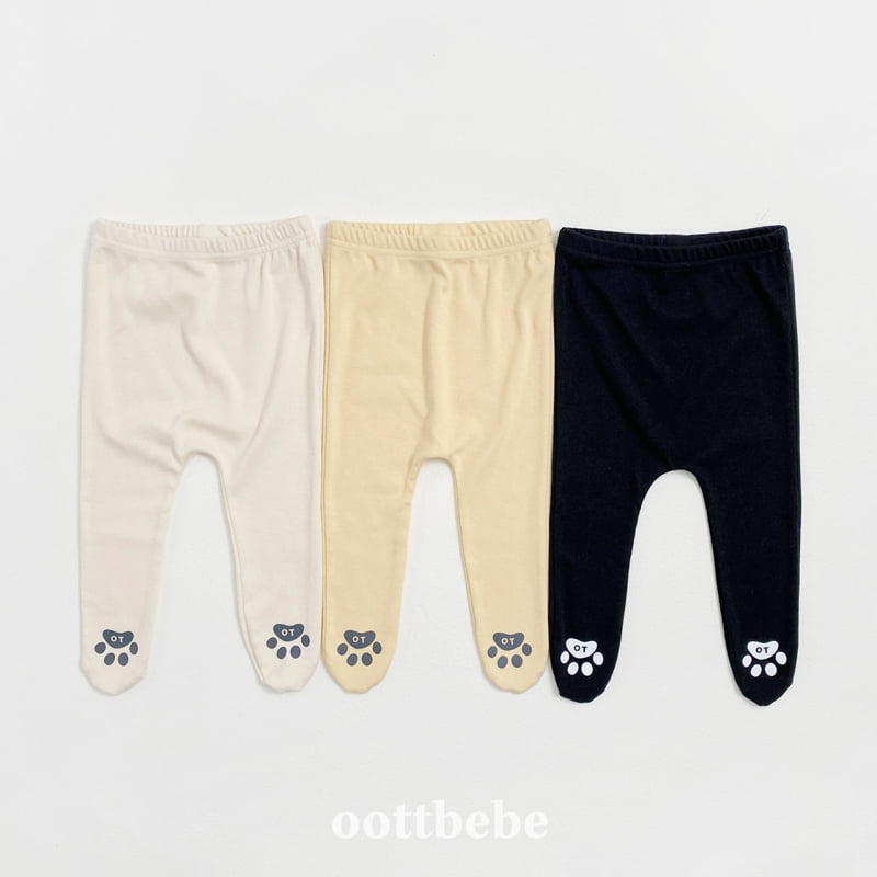 Oott Bebe - Korean Baby Fashion - #onlinebabyboutique - Petit Ribbed Leggings (Bebe) - 11