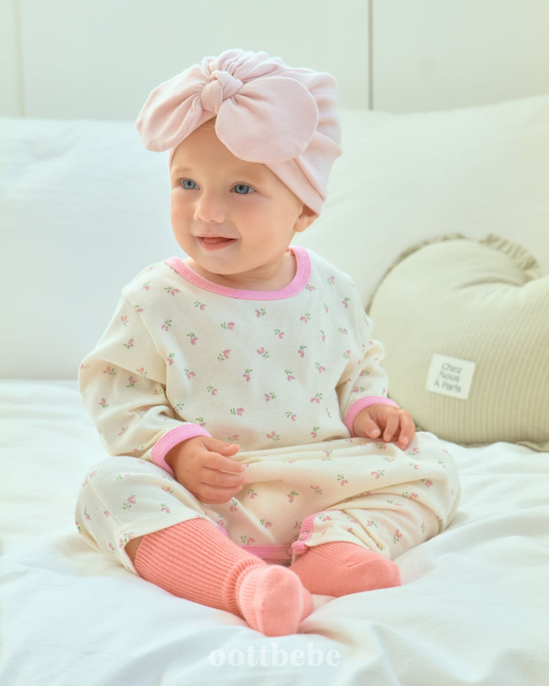 Oott Bebe - Korean Baby Fashion - #onlinebabyboutique - Flowerberry Full Bodysuit - 8