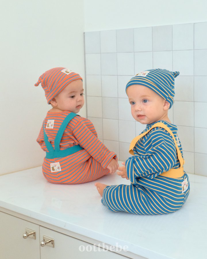 Oott Bebe - Korean Baby Fashion - #onlinebabyshop - Macaron Bear Beanie - 6