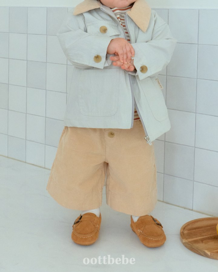 Oott Bebe - Korean Baby Fashion - #onlinebabyshop - Dandy Corduroy Pants