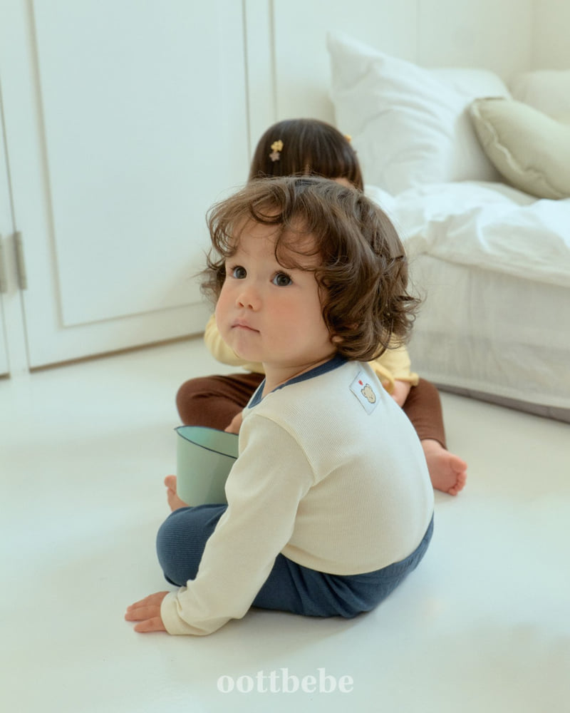Oott Bebe - Korean Baby Fashion - #onlinebabyshop - Pudding Modal Ribbed Easywear - 6