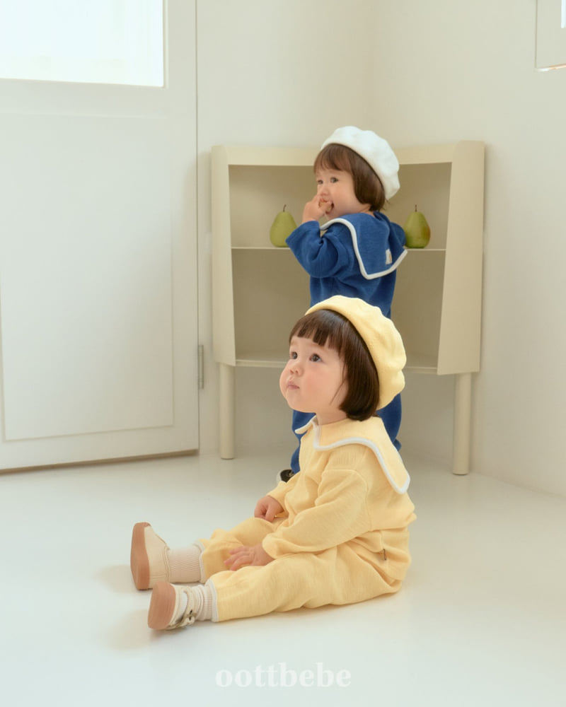 Oott Bebe - Korean Baby Fashion - #onlinebabyshop - Vine Sailor Set - 2