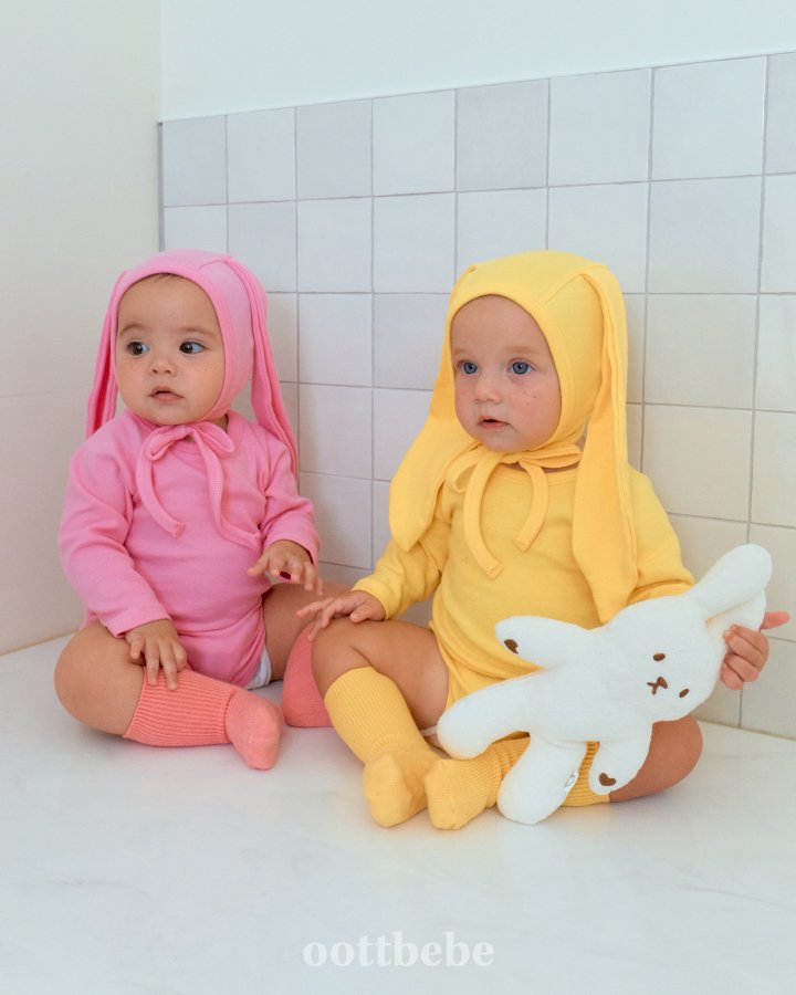 Oott Bebe - Korean Baby Fashion - #onlinebabyshop - Rainbow Suit Set - 4