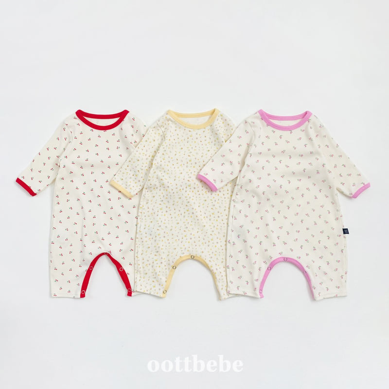 Oott Bebe - Korean Baby Fashion - #smilingbaby - Flowerberry Full Bodysuit - 10