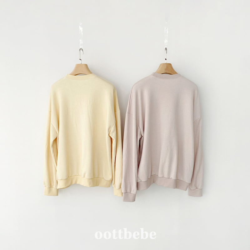 Oott Bebe - Korean Women Fashion - #momslook - Buddy Sweatshirt (Adult) - 4