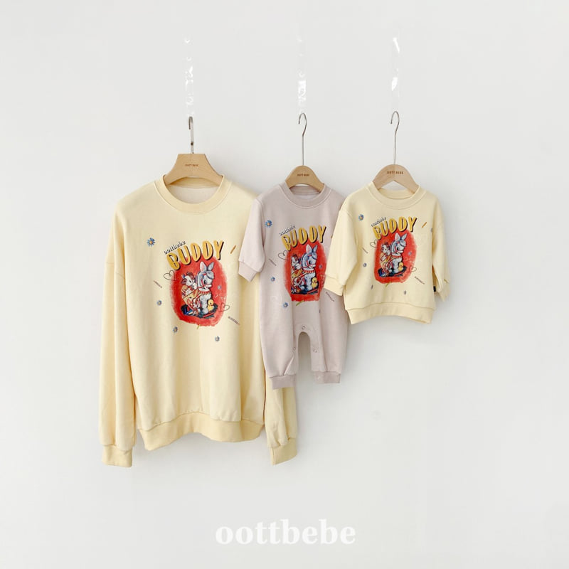 Oott Bebe - Korean Women Fashion - #womensfashion - Buddy Sweatshirt (Adult) - 6