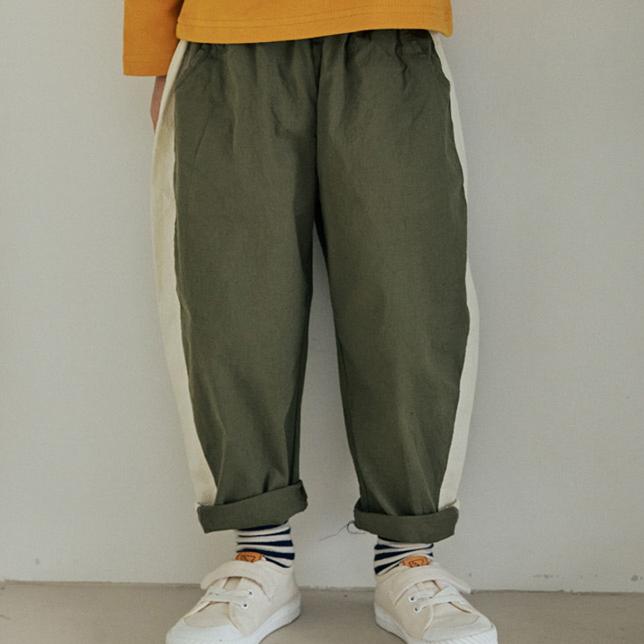 Stretch Color Block Pants by Orange Mom for Child - view 7