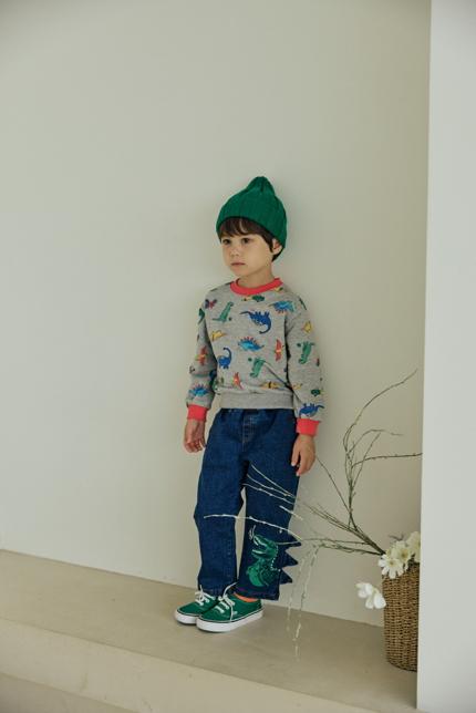 Stretch Dino Horn Pants by Orange Mom for Child - view 4