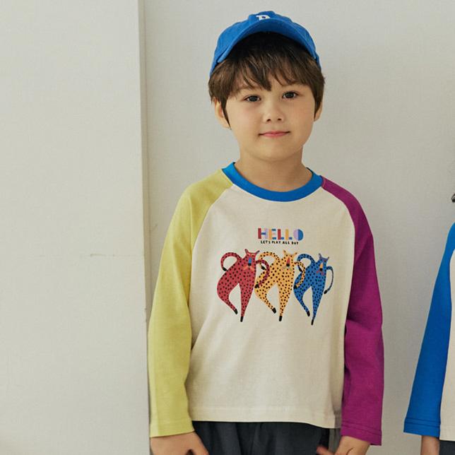 Orange Mom - Korean Children Fashion - #Kfashion4kids - Hello Cheetah Tee