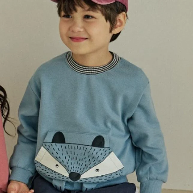 Orange Mom - Korean Children Fashion - #Kfashion4kids - Raccoon Tee - 8